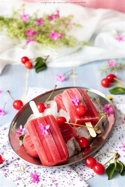 Ghiaccioli all'amarena