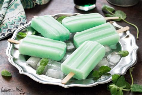Ghiaccioli alla menta fatti in casa