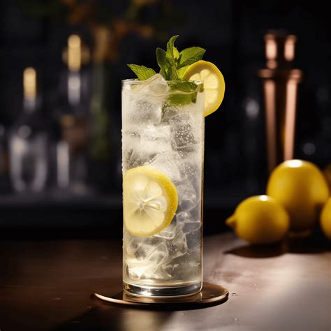 Gin Lemon con guarnizione