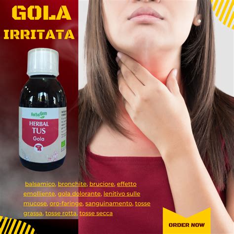 Gola secca e irritata
