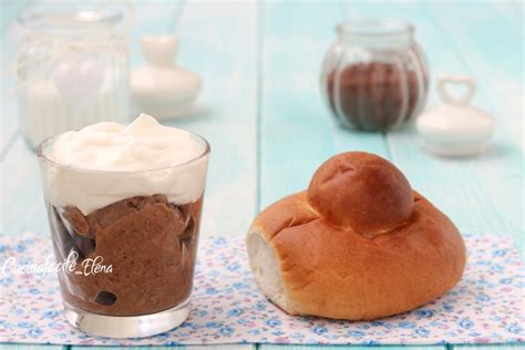 Granita al cioccolato con panna