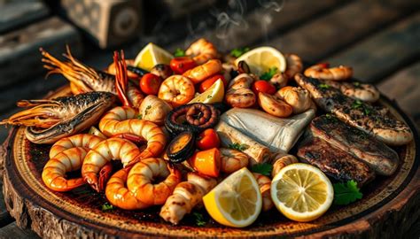 Grigliata di pesce con salse