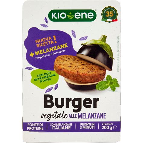 Hamburger Vegetale Kioene Melanzane