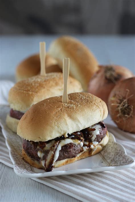 Hamburger con Cipolle Caramellate