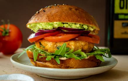 Hamburger di Pollo con Avocado