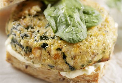 Hamburger di Pollo e Spinaci