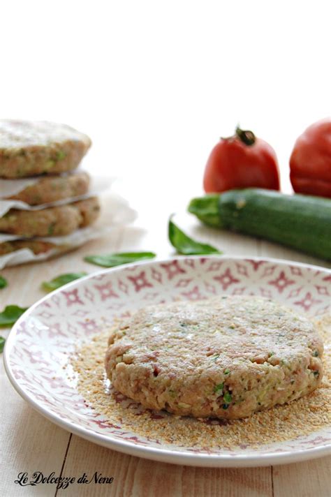 Hamburger di carne con zucchine