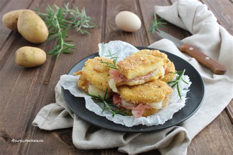 Hamburger di patate ripieni