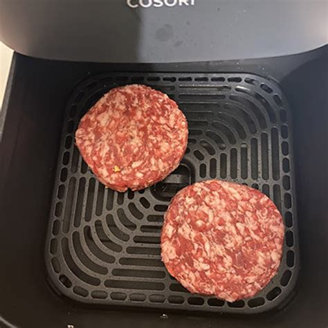 Hamburger in friggitrice ad aria