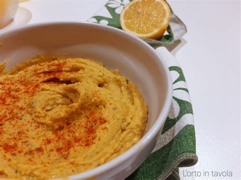 Hummus di ceci senza tahina