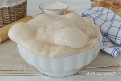 Impasto pizza lievitato
