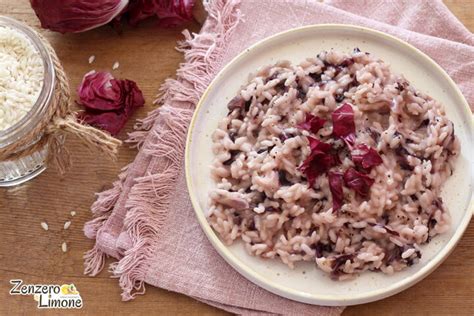 Impiattamento Risotto Radicchio e Provola