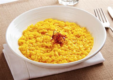 Impiattamento Risotto allo Zafferano
