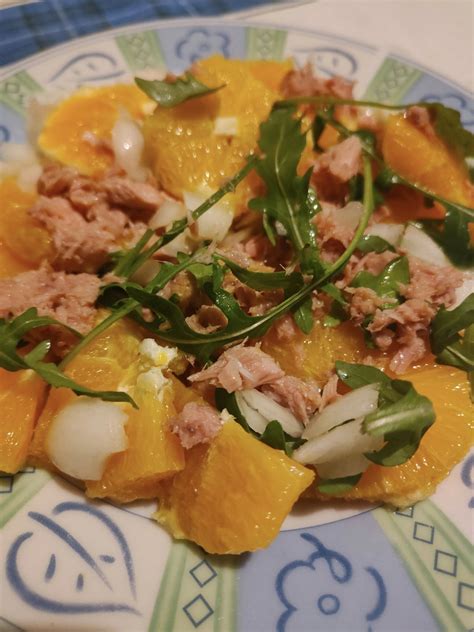 Ingredienti per l'insalata di arance