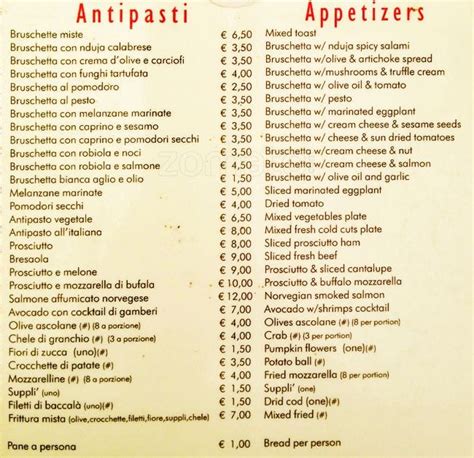 Insalata Ricca Menu