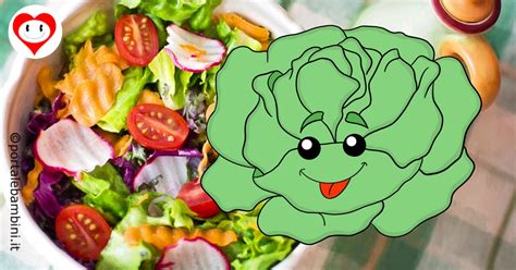 Insalata colorata per bambini