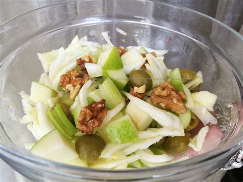 Insalata con Sedano Rapa, Mela Verde e Lime