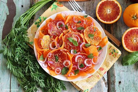 Insalata di Arance, Carote e Melograna