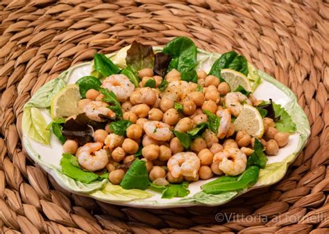 Insalata di Ceci e Gamberetti