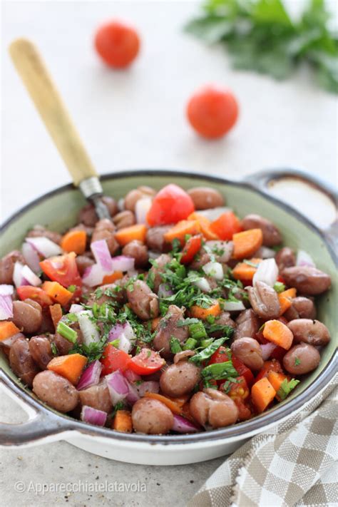 Insalata di Fagioli Borlotti alla Nizzarda