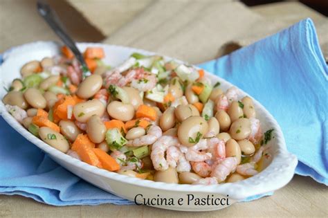 Insalata di Fagioli e Gamberetti