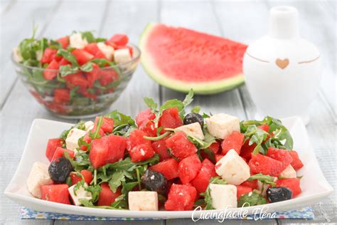 Insalata di Pollo con Anguria e Salsa al Miele e Soia