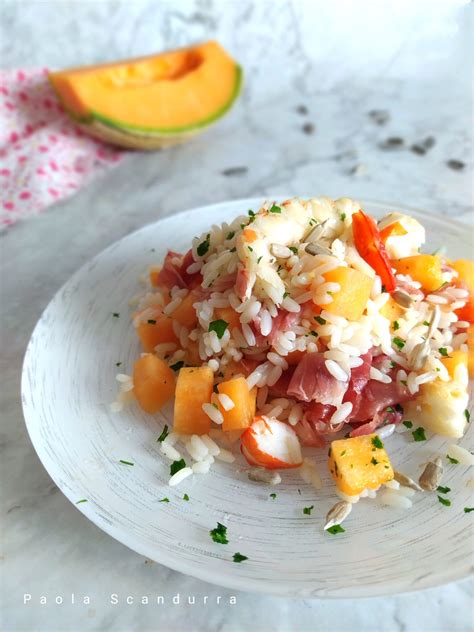Insalata di Riso con Melone e Feta