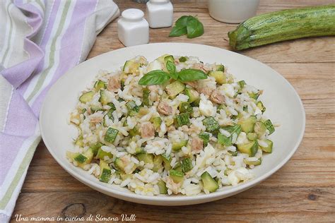 Insalata di Riso con Pollo e Zucchine