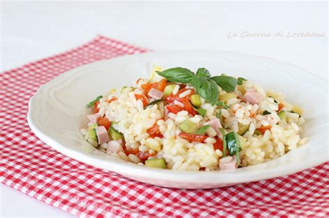 Insalata di Riso con Zucchine e Peperoni