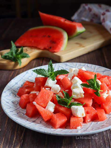Insalata di anguria e feta