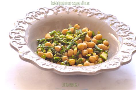 Insalata di asparagi e ceci croccanti