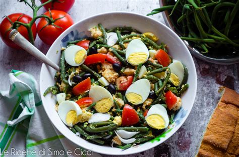Insalata di fagiolini e uova sode