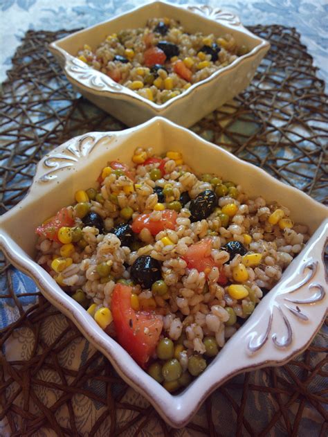 Insalata di farro vegana