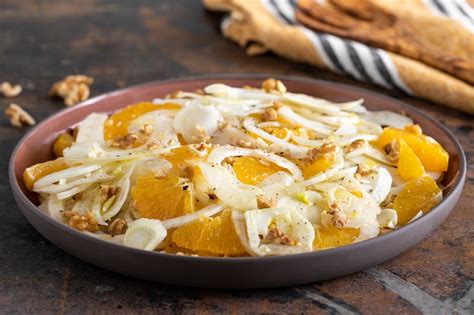 Insalata di finocchi, arance e noci
