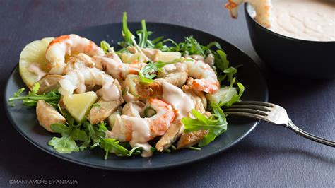 Insalata di gamberi esotica