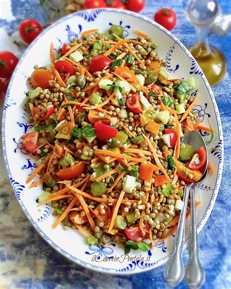 Insalata di lenticchie estiva