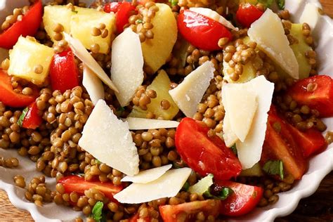 Insalata di lenticchie vegetariana