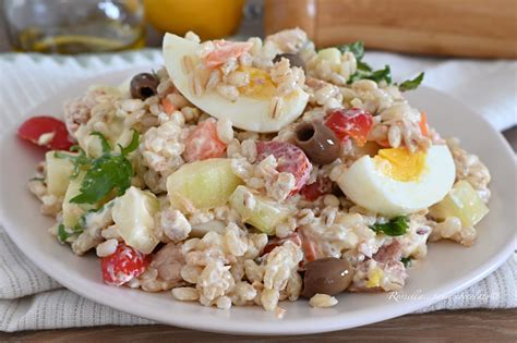 Insalata di pasta con uova sode