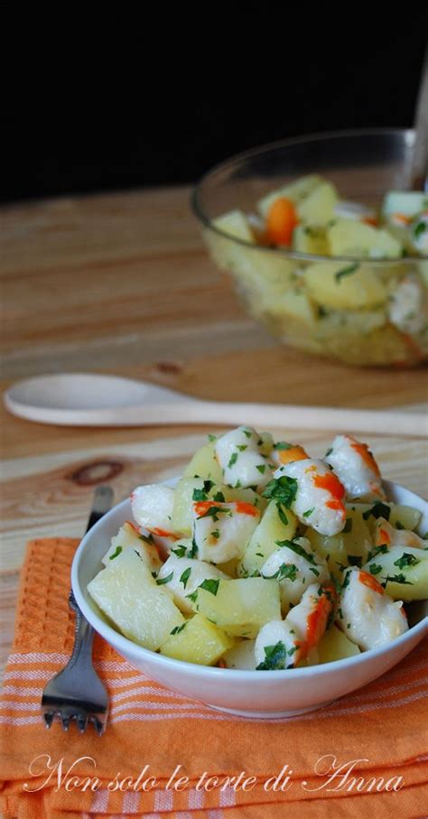 Insalata di polpa di granchio e patate
