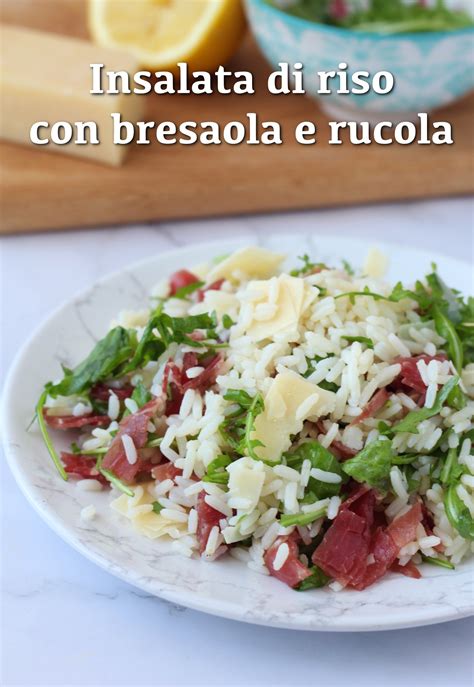 Insalata di riso con rucola