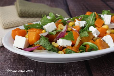 Insalata di zucca al forno