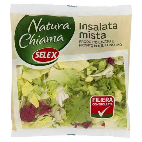 Insalata in busta pronta per il consumo