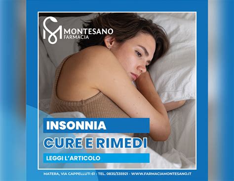 Insonnia e rimedi