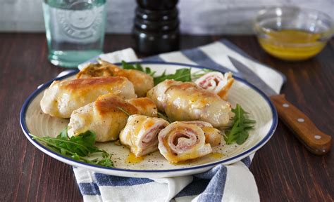 Involtini di Pollo Ripieni di Pasta di Salame e Spinaci