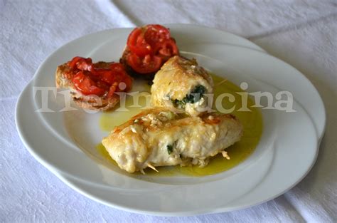 Involtini di Pollo con Spinaci e Formaggio