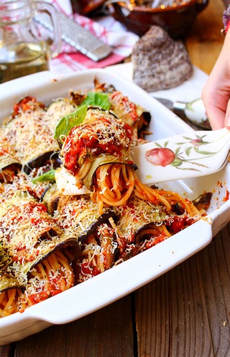 Involtini di Spaghetti alla Norma