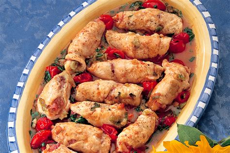 Involtini di petto di pollo
