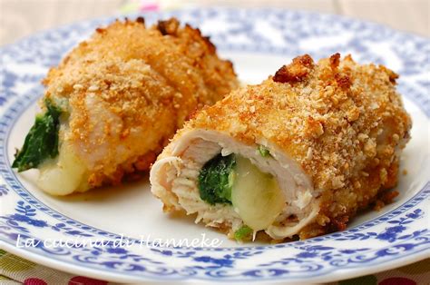 Involtini di pollo con spinaci