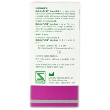KalobaTUSS Sciroppo per bambini