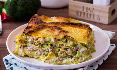 Lasagne Broccoli e Salsiccia Dettaglio